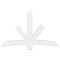 Ekena Millwork Alberta Architectural Grade PVC Gable Bracket, 72"W x 45"H x 4"D x 6"F, 15/12 Pitch GBP072X45X0406ALB00 - alternate 5